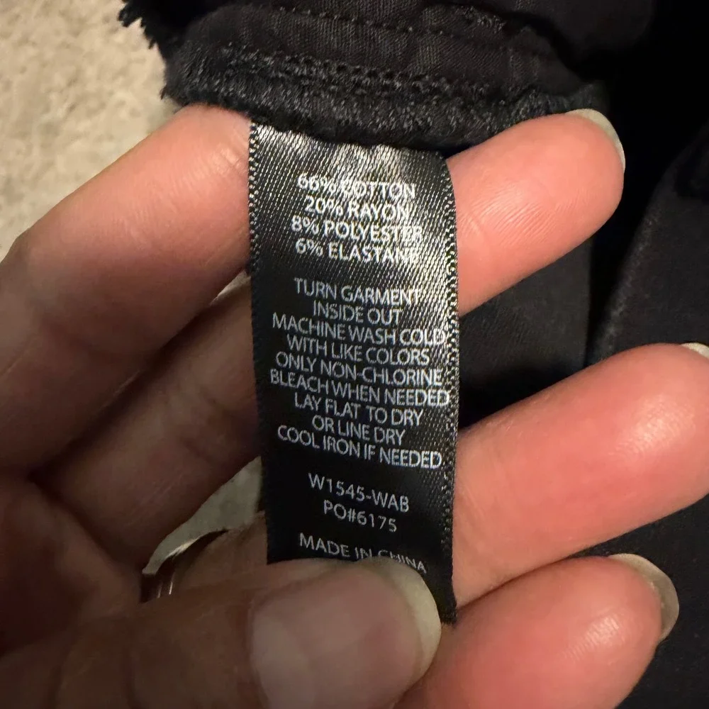 Betabrand Skinny-Leg 4-Pocket Yoga Denim XS Short Petite‎ Washed Black NEW